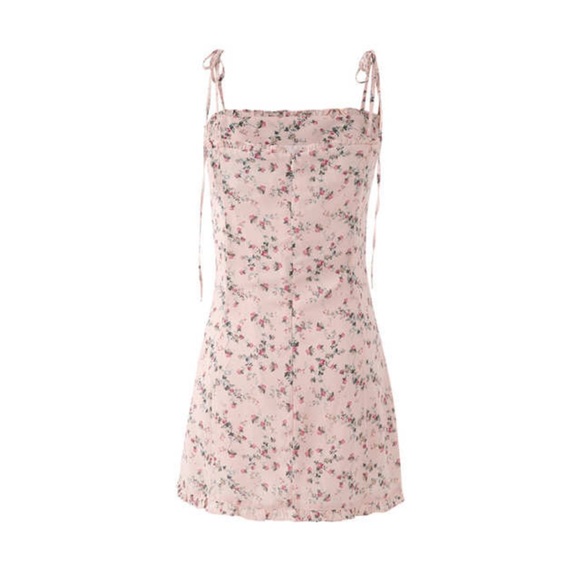 Floral pink dress - Picture 6 of 8